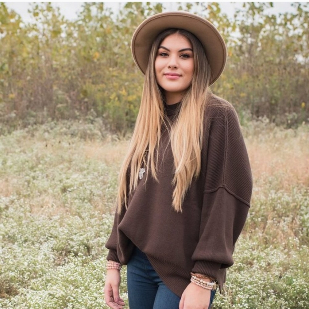 Free People Easy Street Tunic Sweater - Picture 3 of 8